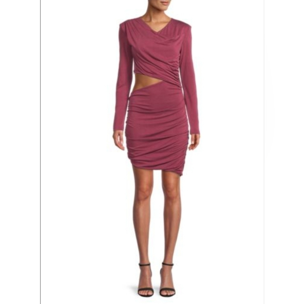 NWT Bardot Rosa Ruched Mini Dress M